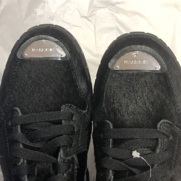 Nike Air Jordan 1 Low Brooklyn 'Black Pony' silver captoe platforms  size 9 new‎ - Picture 14 of 15